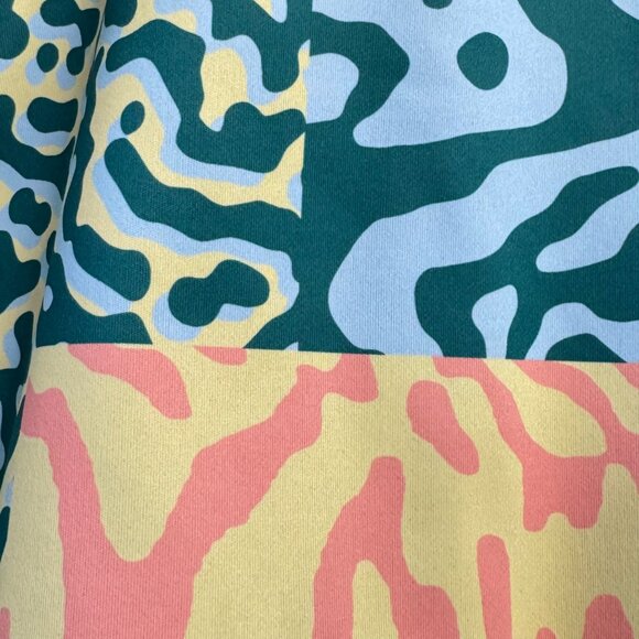 BURTON Oak Pullover Hoodie Kids S 8 Green Orange Fleece Lined Sweatshirt Unisex - Picture 8 of 12